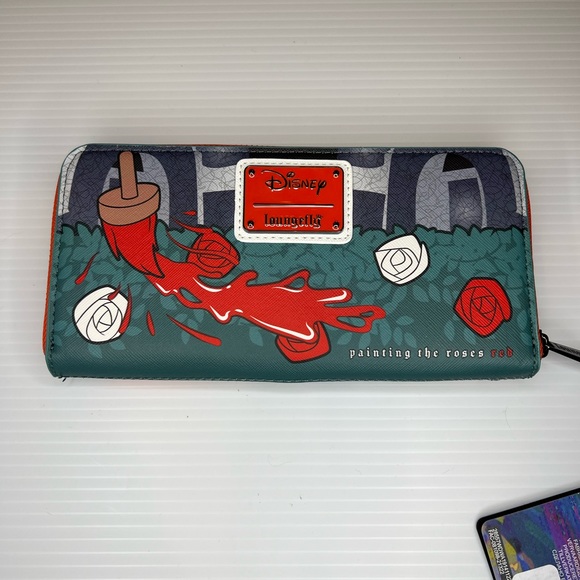 Loungefly Queen of Hearts Mini Backpack and Wallet Bundle - Picture 12 of 13